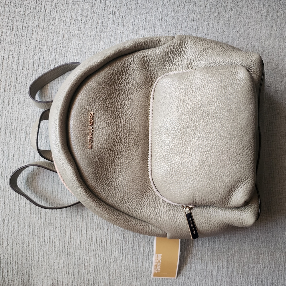 Michael Kors Gray Backpack